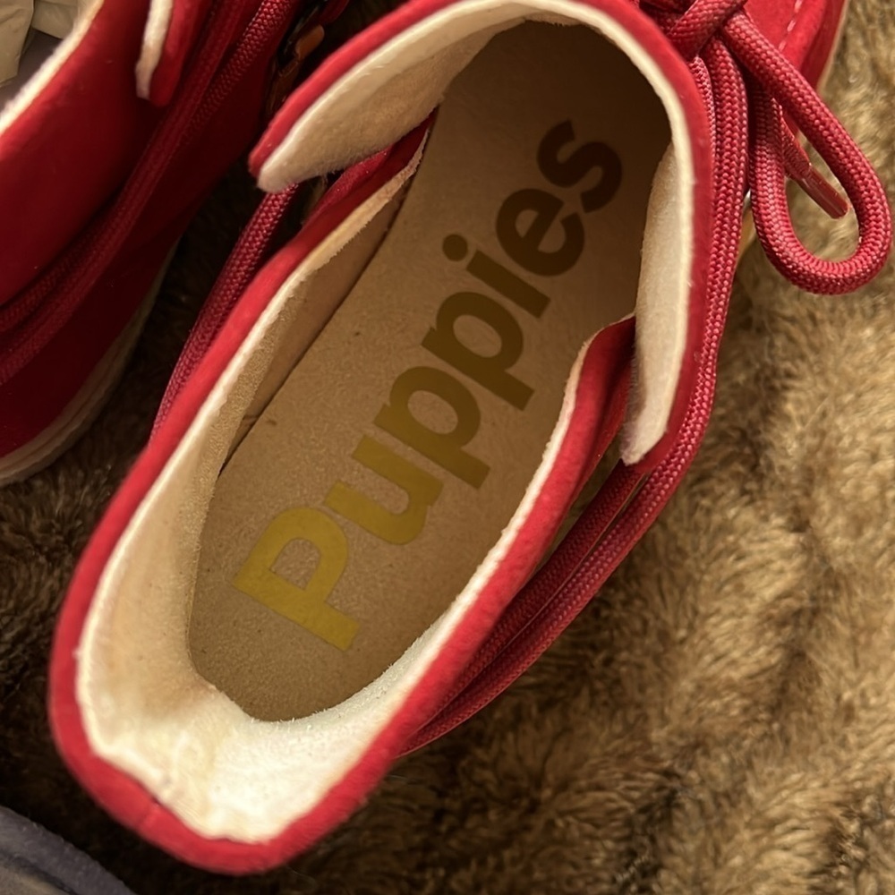 Hush Puppies Red Ankle Boots - Picture 10 of 15